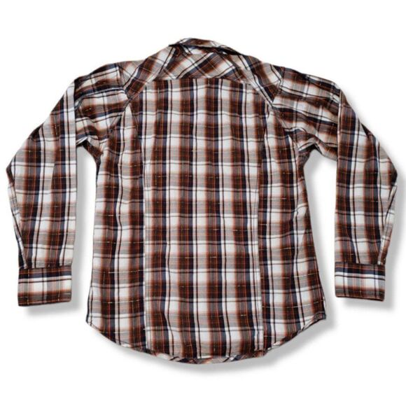 Five Four Shirt Size Small Men's Long Sleeve Button Down Shirt Plaid Checkered - Picture 2 of 7